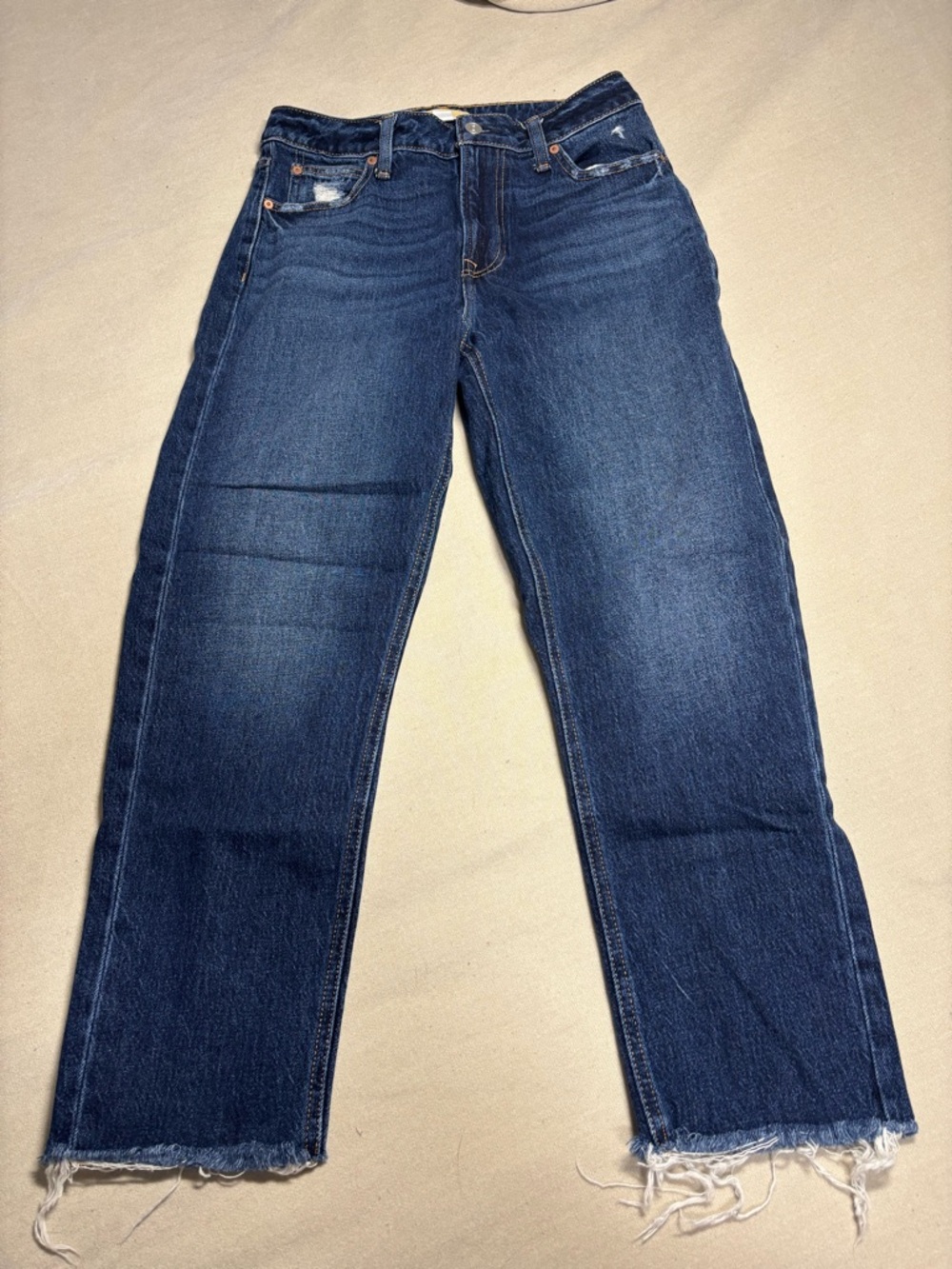 Maurices Dark Blue Straight Leg Jeans